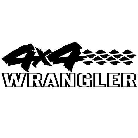 Sticker 4x4 Wrangler